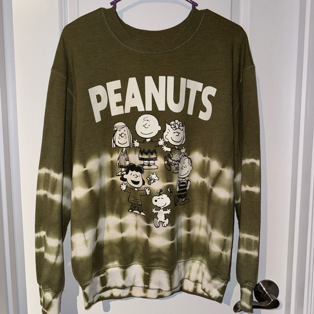 PEANUTS tie dye sweatshirt